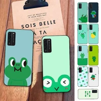 toplbpcs cute cartoon frog phone case for huawei honor 10 i 8x c 5a 20 9 10 30 lite pro voew 10 20 v30