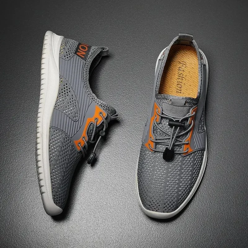 

2021 New Summer Breathable Men's Shoes Fashion Trend Mesh Casual Shoe Breathable Khaki Canvas Sneakers for Men zapatos de hombre