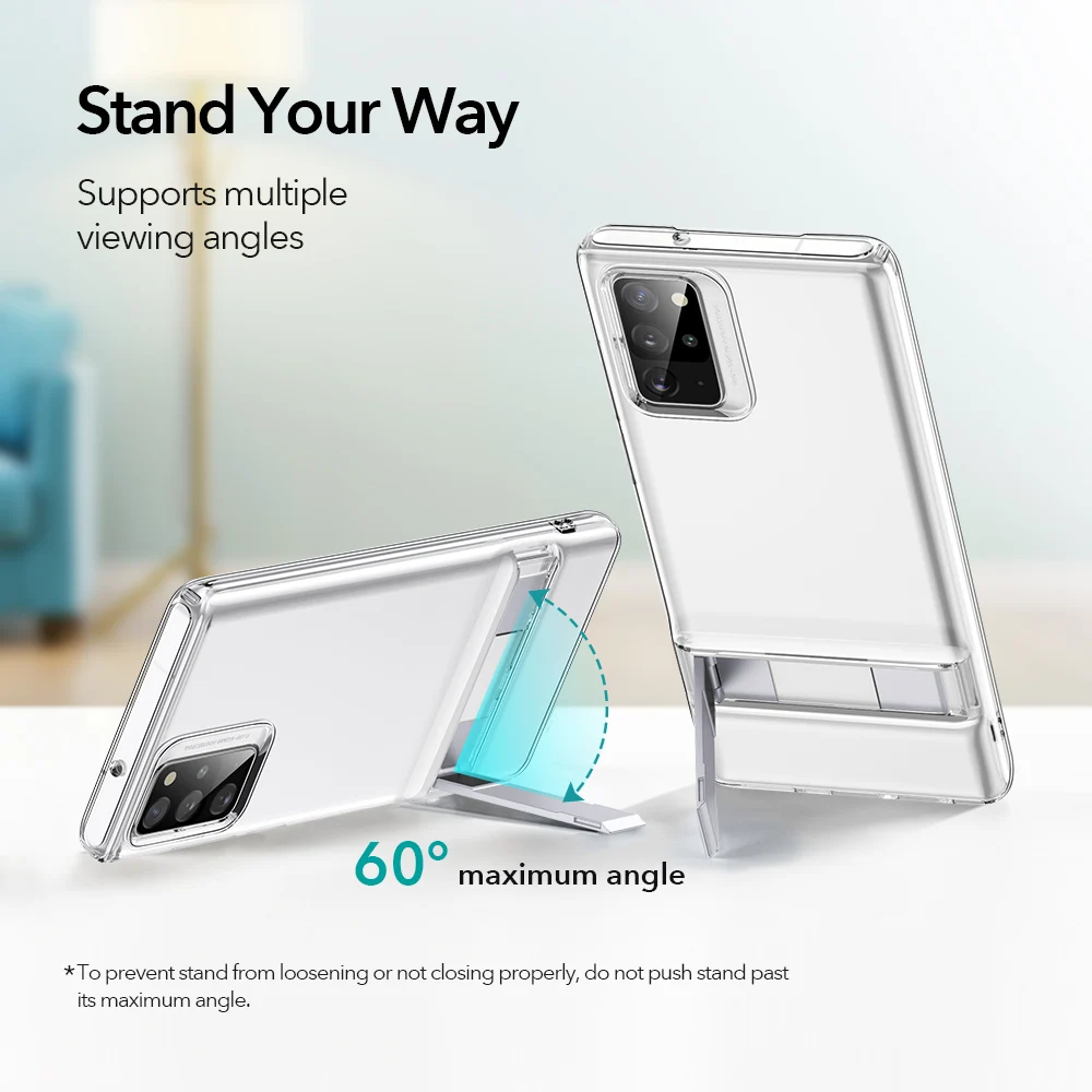 ESR для Примечание 20 Ultra Coque Fundas Capa металлическая подставка чехол с подставкой Samsung