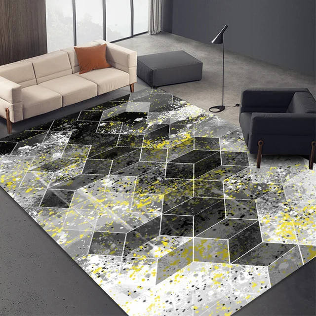 

Abstract Carpet Living Room Decoration Carpet Floor Mat Bedroom Carpet Door Mat Bathroom Non-slip Carpet Bedroom Decor Balcony