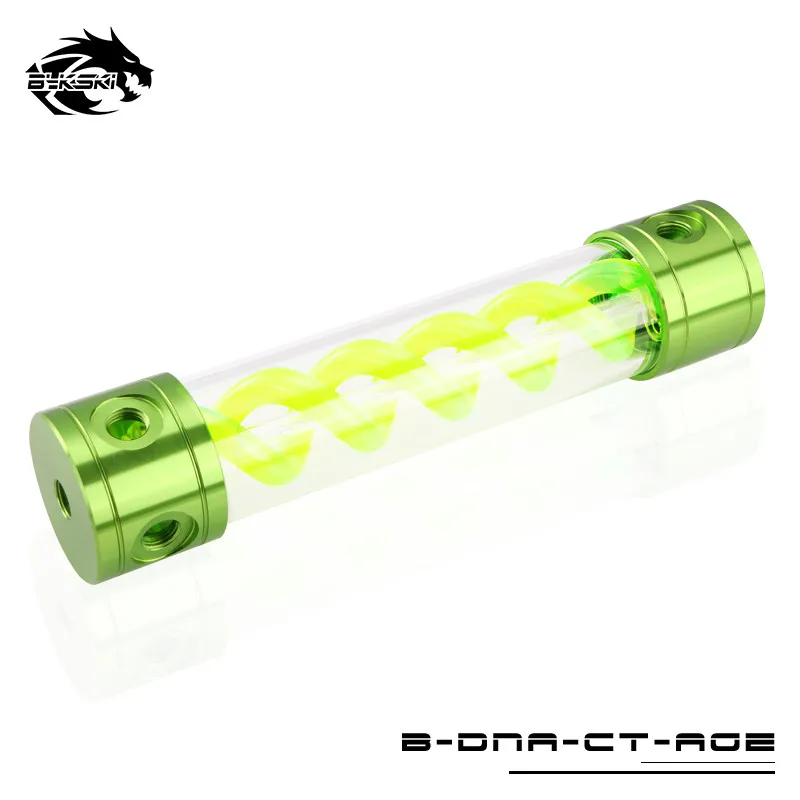 Bykski B DNA CT AL цветная (RGB) Алюминий ДНК цилиндрический емкости рез PC охлаждающая
