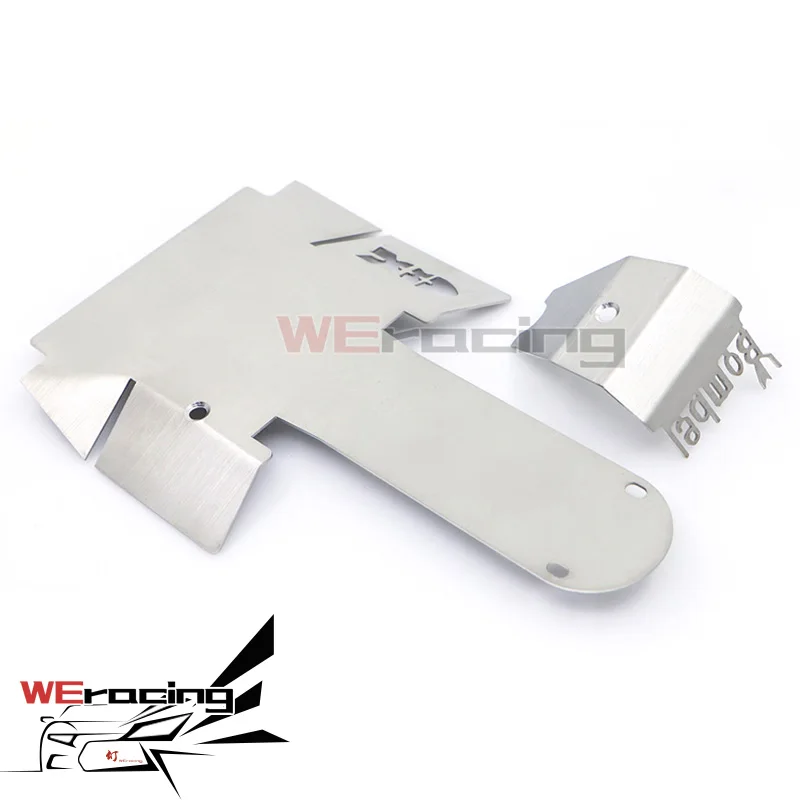 Передняя + задняя осевая защита шасси бампер пластина для осевого авиатора AX90048 RR10 1/10 rcok cralwer грузовик RC игрушка S85