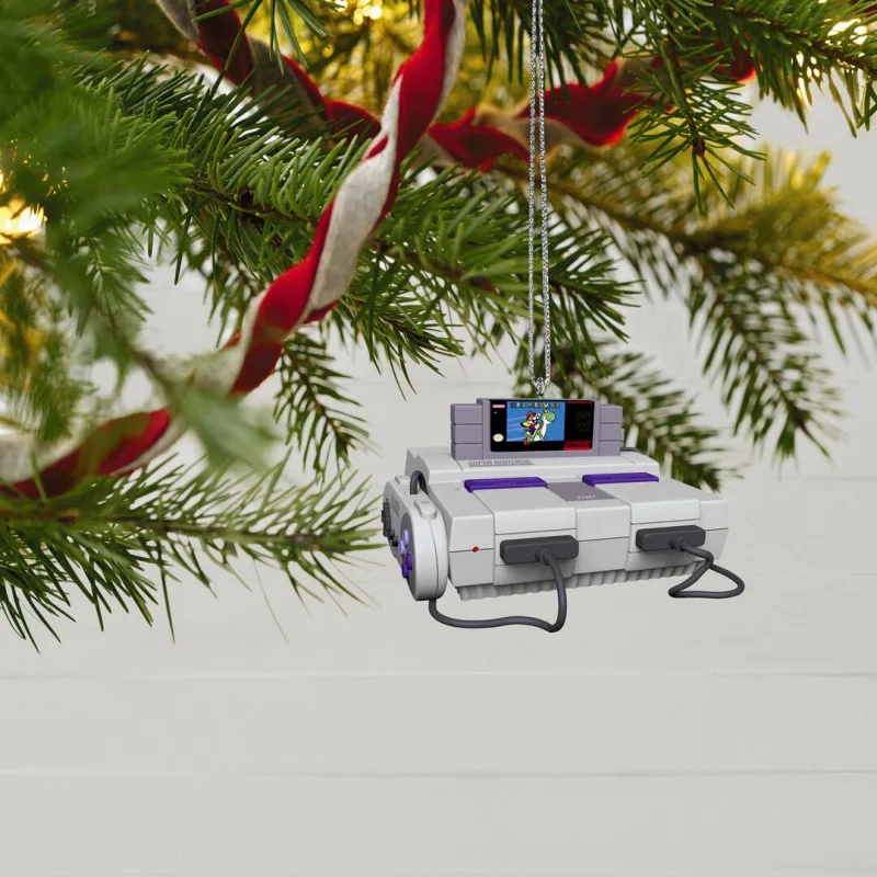 

Christmas Tree Ornaments Super Nintendo Entertainment System TM Console Decoration Switch Christmas Tree Pendant Decoration 2022