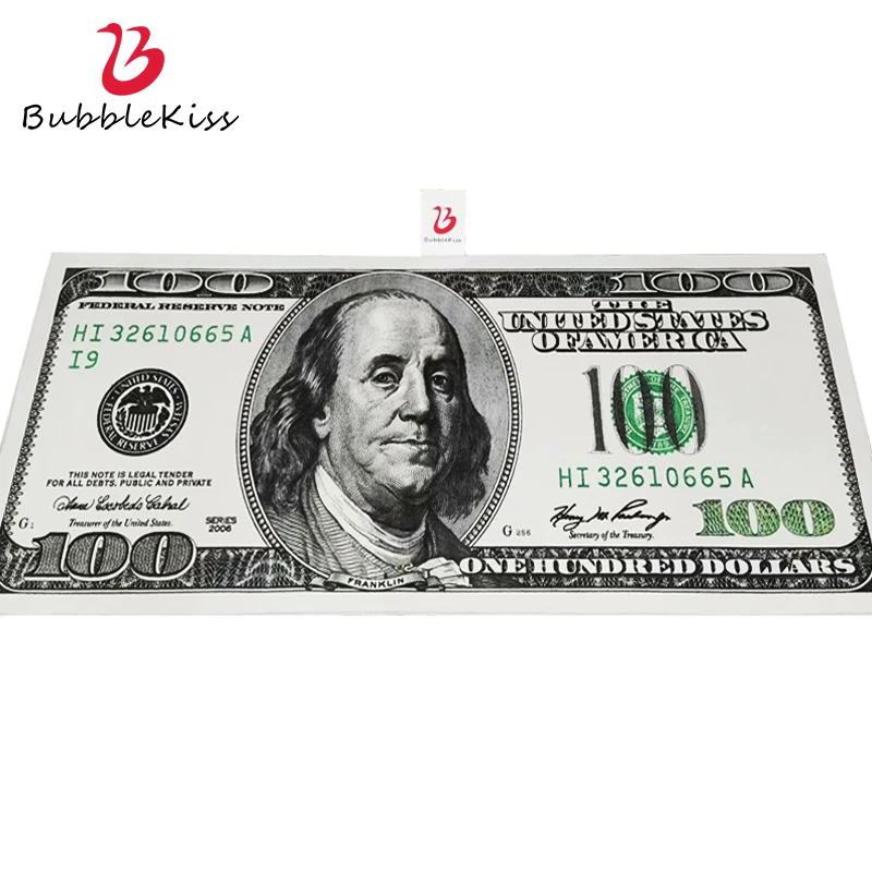 Пузырь поцелуй креативный коврик для Гостиная принтом в виде доллара дома