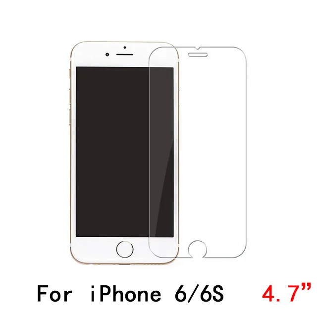 Закаленное стекло для iphone 7 plus 4 4S 5 5S se 6 6s плюс 8 плюс стекло iphone 8 x screen Protector защитное стекло на айфон 7 6 - Цвет: For iphone 6 6S