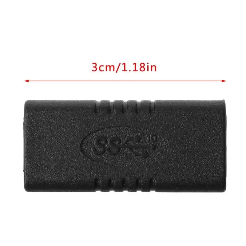 ABSF USB 3.1 Type C Female To Female USB-C Extension Connector Adapter For Laptop Converter For Tablet Phone