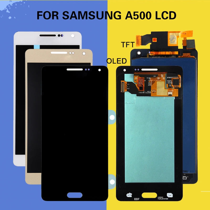 ЖК дисплей Catteny Amoled A500 для Samsung Galaxy A5 2015 дигитайзер сенсорного экрана A500F A500M в