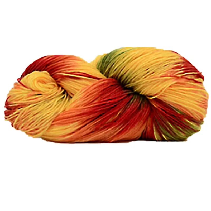 

4 Ply Mix-Colored Knitting Crocheting Thread Hand Knitting Super Soft Anti-Pilling Fibre Dyed Yarn Home DIY Apparel Sewing Tools