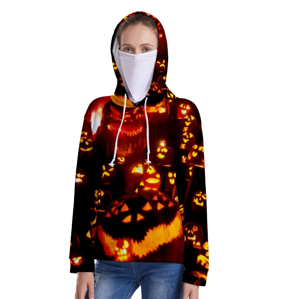 

Женская толстовка с капюшоном и шарфом