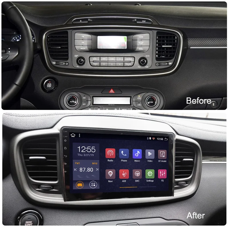 2G ram 32G rom Android 8 1 автомобильный dvd плеер gps головное устройство для KIA SORENTO 2015 2018