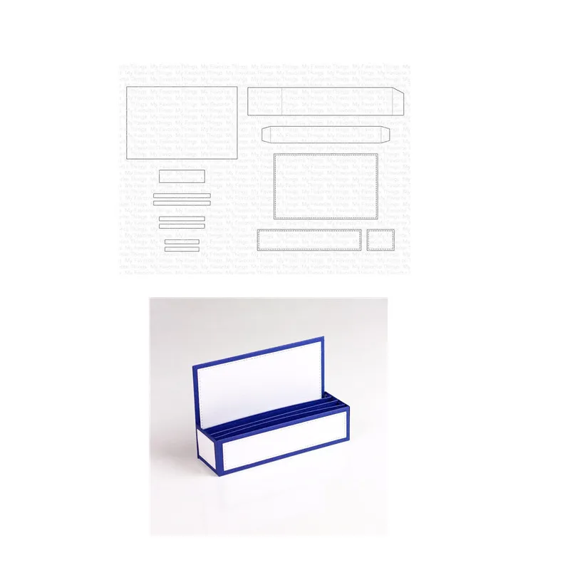 

Mini Slimline Outside The Box Metal Cutting Dies For DIY Making Paper Greeting Card Album Decoration No Stamps 2021 Christmas