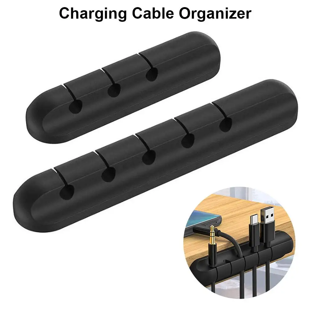 Cable Clips Organizer Environmental Protection Organized Desk Charger Cord Holder Charging Cable Organizer for Mobile Phones  - buy with discount