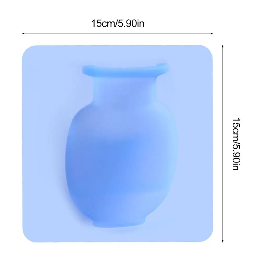 

Silicone Vase Stickers Suction Cup Wall Mounted Soft Vase Wall Vase Refrigerator, Bathroom, Living Room Wall Decoration Stickers