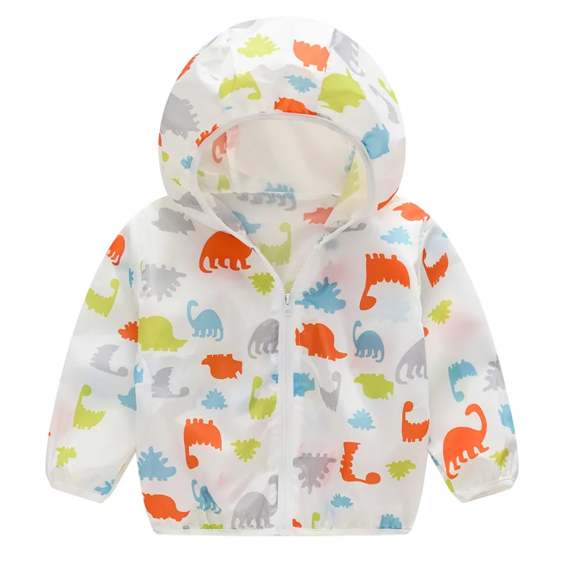 BBD New Children Jacket Boysgirls Summer Hooded Long Sleeved Thin Sun Protection Coat Tops Infants 2-7year Costume Kids Clothes | Детская