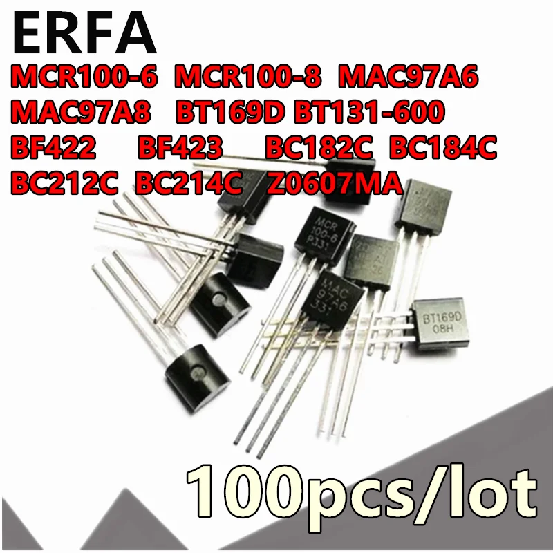 100 шт. планшетоны для триодов TO-92 | Электронные компоненты и принадлежности