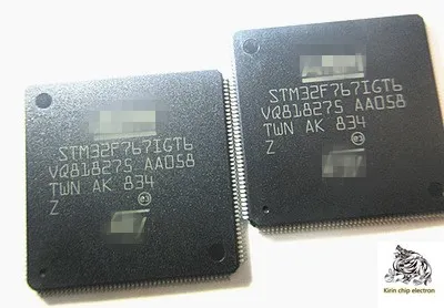 

2 шт./лот stm32f767igt6 arm cortex-m7 32-бит MCU chip lqfp176