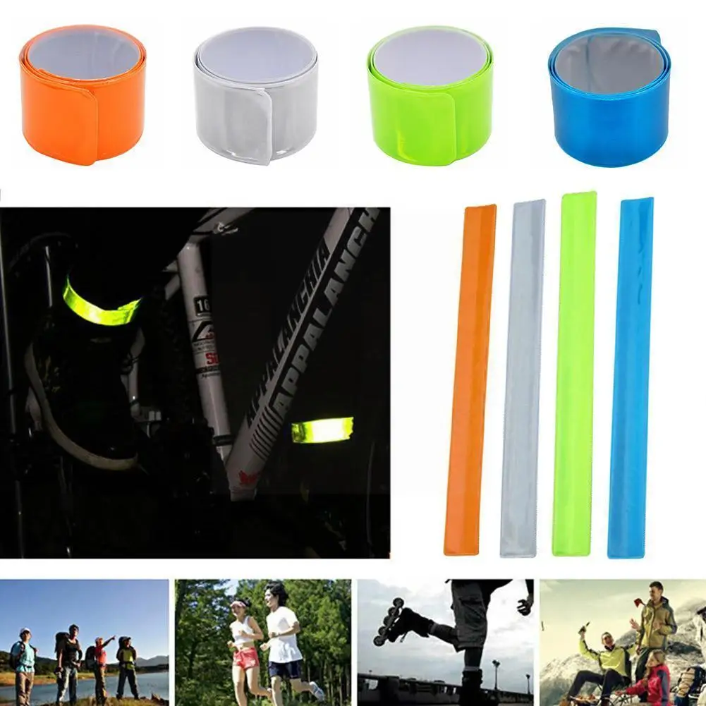 

1 шт. светоотражающий браслет, застежка-кольцо, самокатывающаяся, для ночного бега, кольцо, Велоспорт, браслет с застежкой-защелкой L2v3