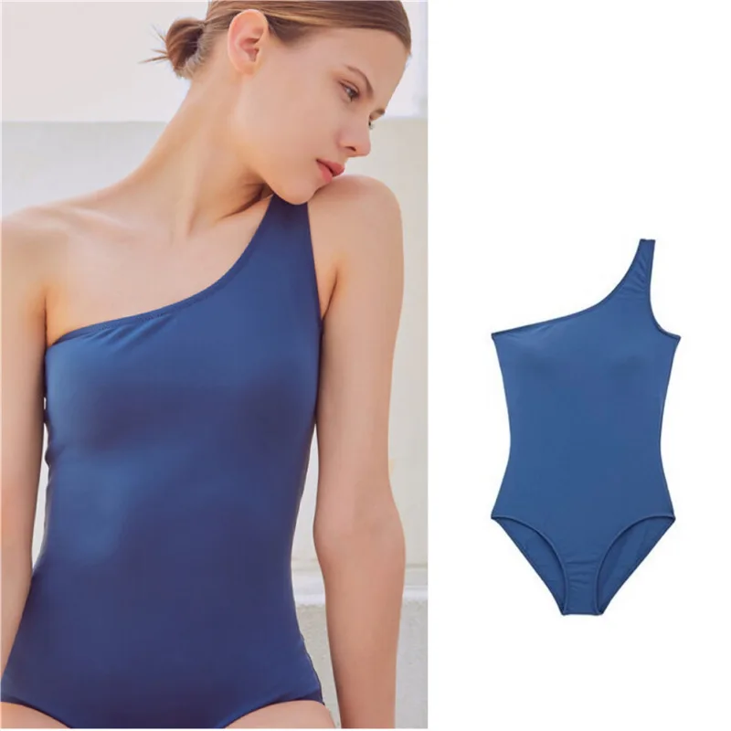 

Пикантные слитные купальные костюмы на одно плечо, японский купальник Sukumizu, школьный купальник, высококачественные костюмы для купания, mujer...