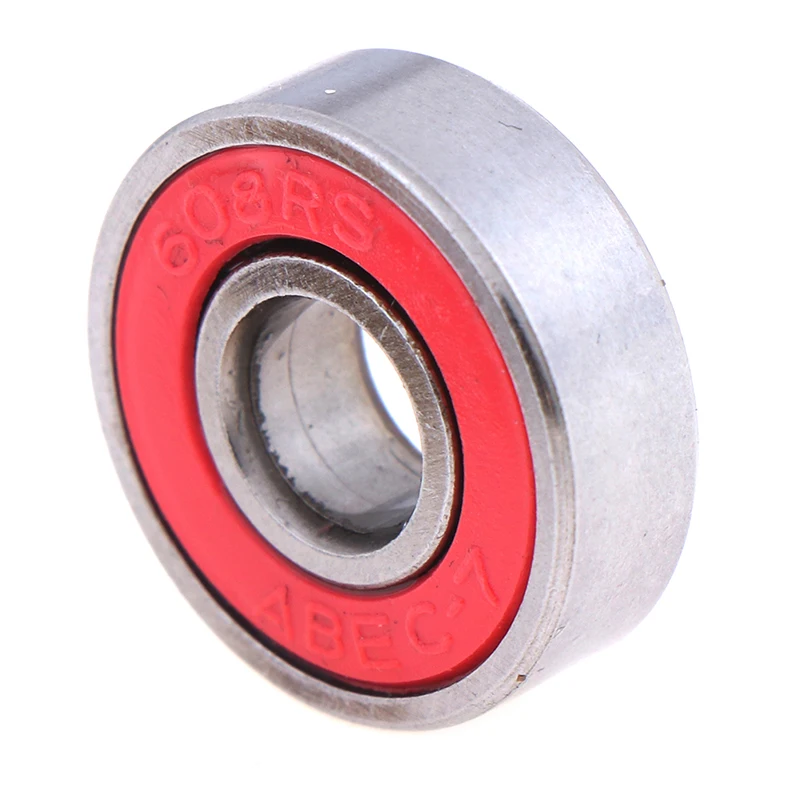 5 шт. красные светодиодные 608RS роликовые герметичные шарикоподшипники 8x22x7 мм |