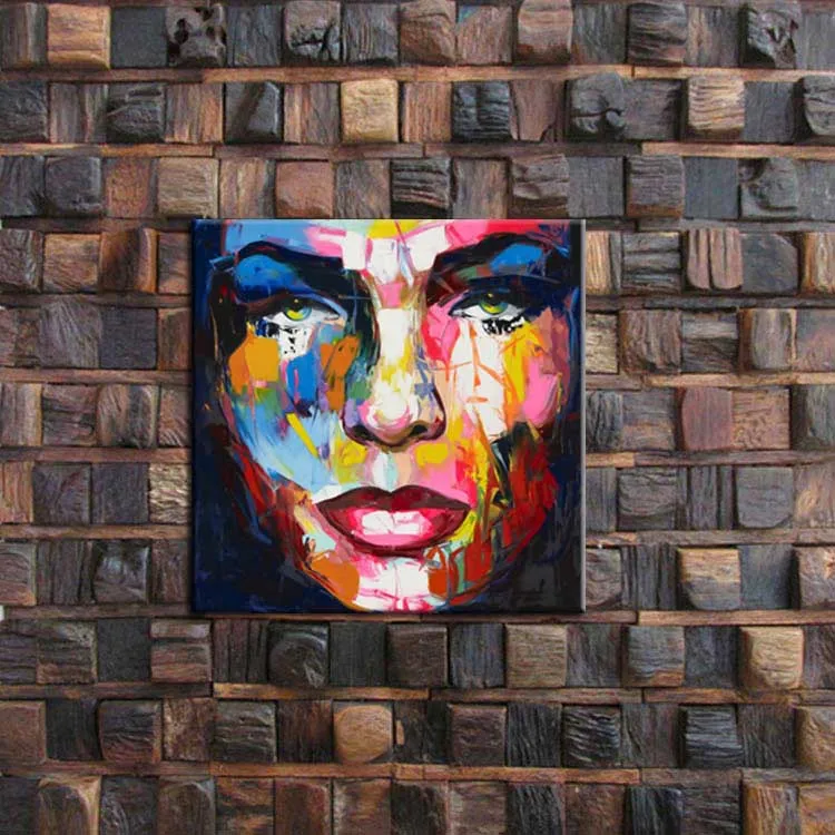 Франсуаза нилли Ручная роспись Портрет уход за кожей лица картина маслом стены