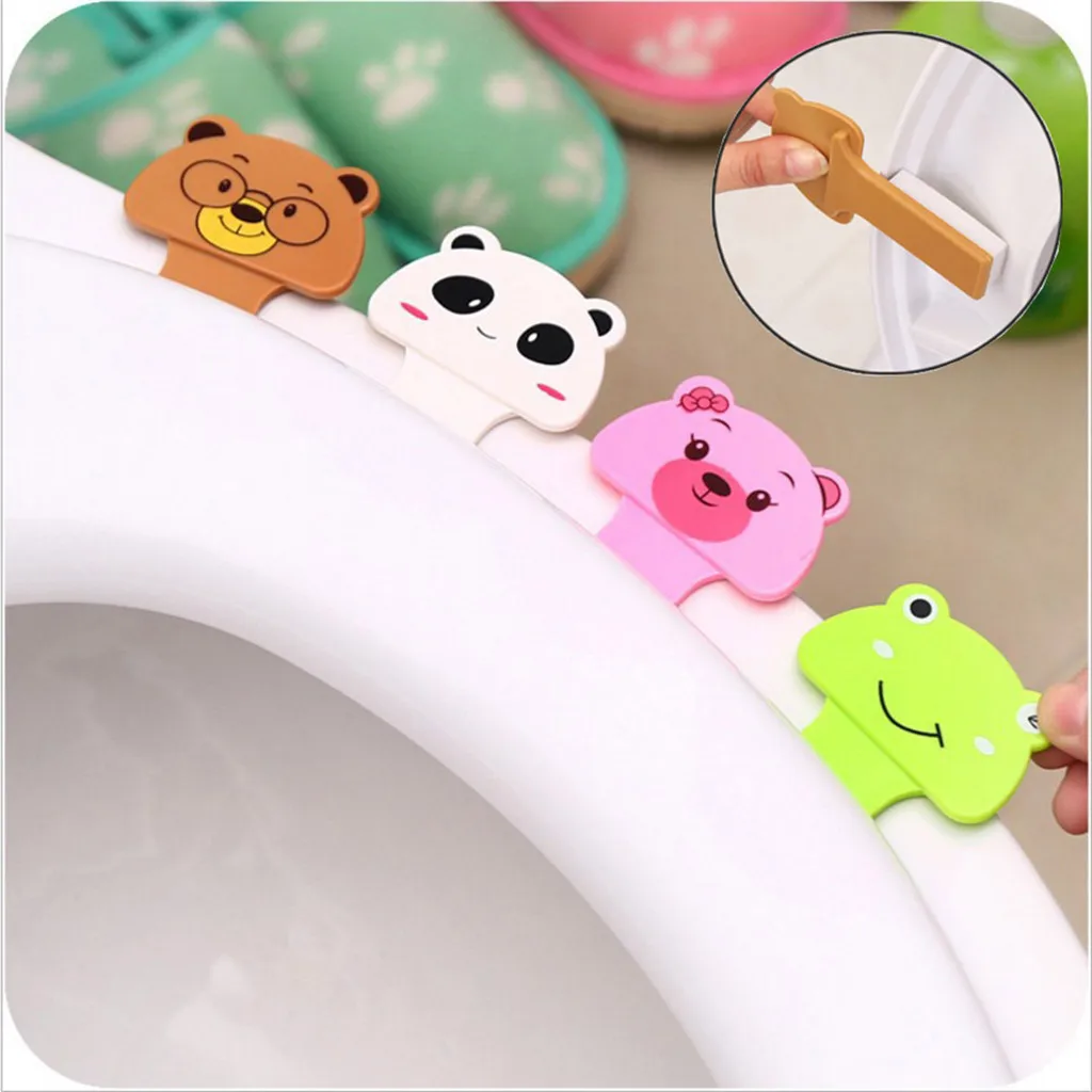 Милый мультяшный чехол для унитаза подъемное устройство крышка портативная