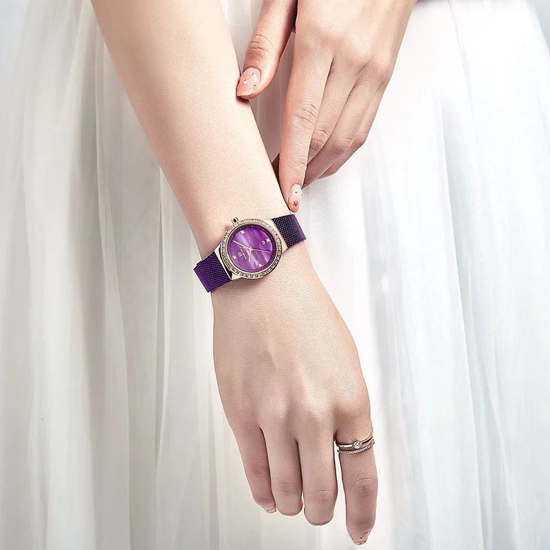 Часы наручные NAVIFORCE женские кварцевые модные роскошные Брендовые повседневные