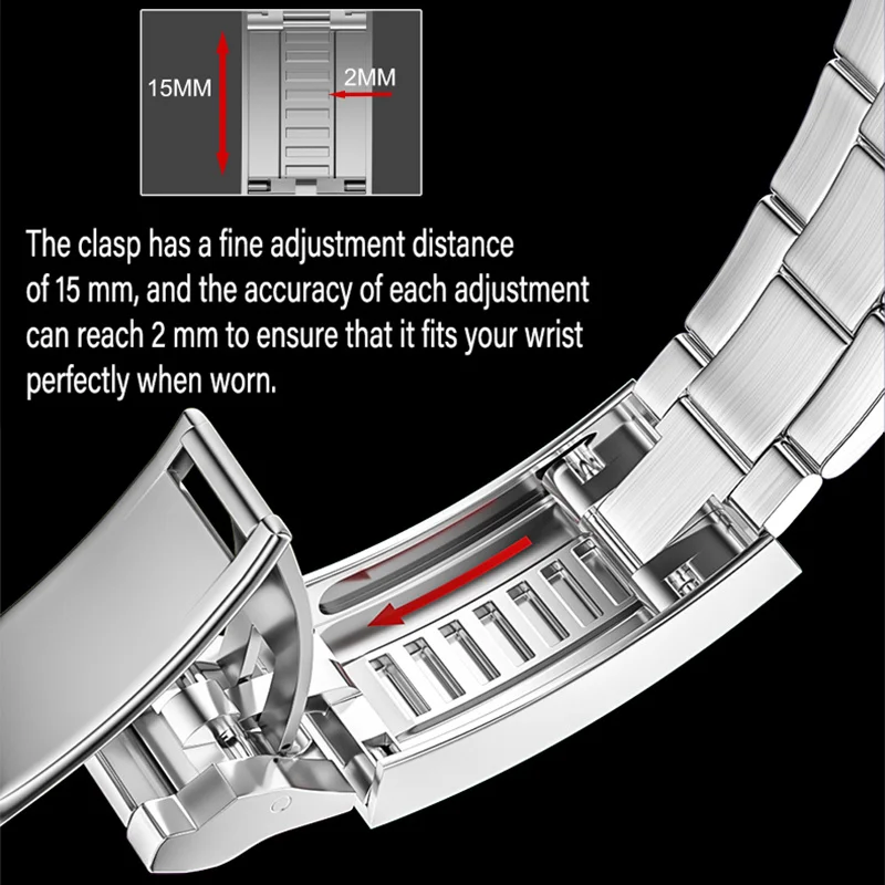 

Band For Apple Watch 5 6 SE 44mm 40mm Stainless Steel Watchband Bracelet Strap For Apple Watch 3 Band 38mm 42mm Accessories