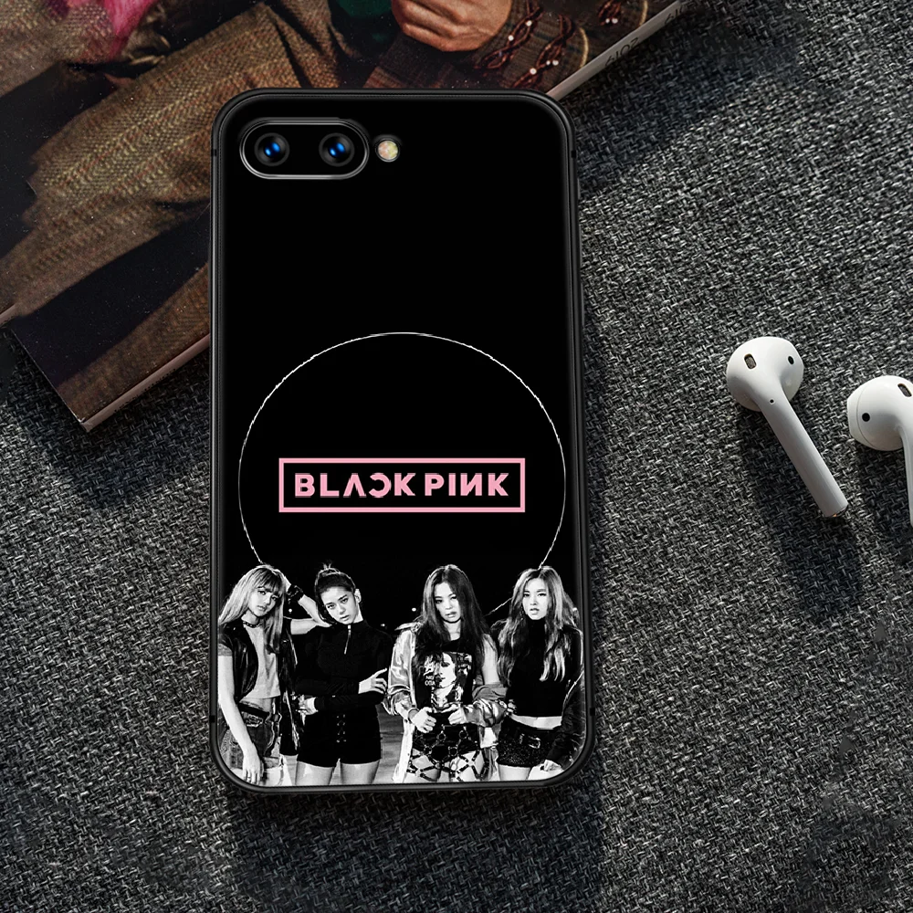 

BLACKPINKS KPOP Phone Case Cover Hull For HUAWEI honor 7a 8 8s 8a 8x 9 9x 10 20 i Lite Pro black Hoesjes Trend Waterproof