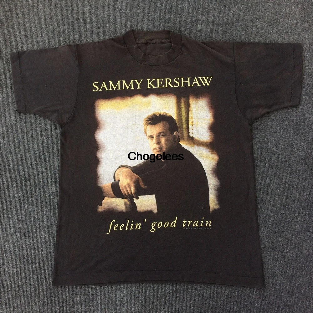 Оригинальная редкая Винтажная футболка с изображением семи Кершоу кантри музыка