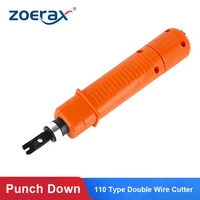 punch down tool zoerax 110 type network cable tool double blades ethernet impact terminal insertion tools