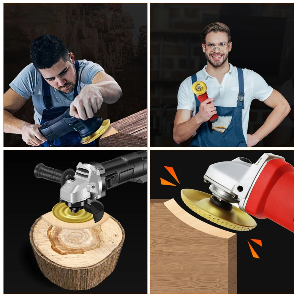 

3Pcs Wood Shaping Disc Grinder Shaping Abrasive Disc for Wood Cutting Polishing