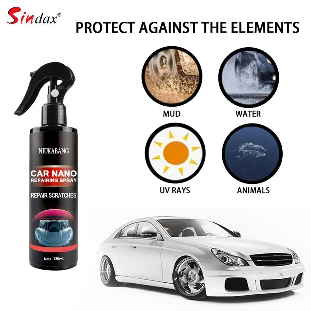 Авто покрытие спрей автомобиля Нано кристалл ручной воск жидкое уход за