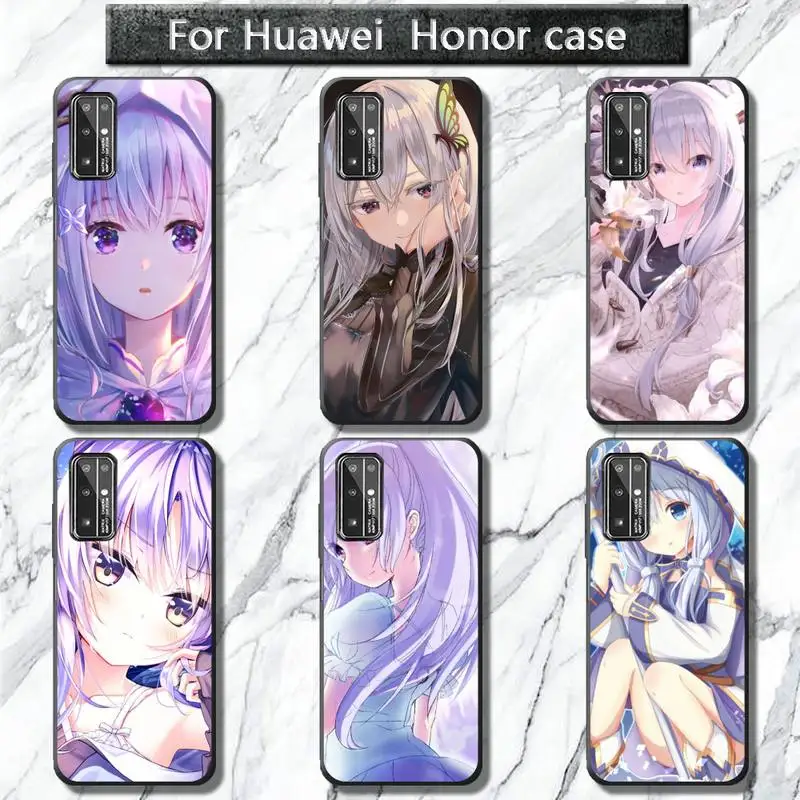 

Anime girl background Phone Case for Huawei Honor 30 20 10 9 8 8x 8c v30 Lite view 7A5.7inch 5A Play