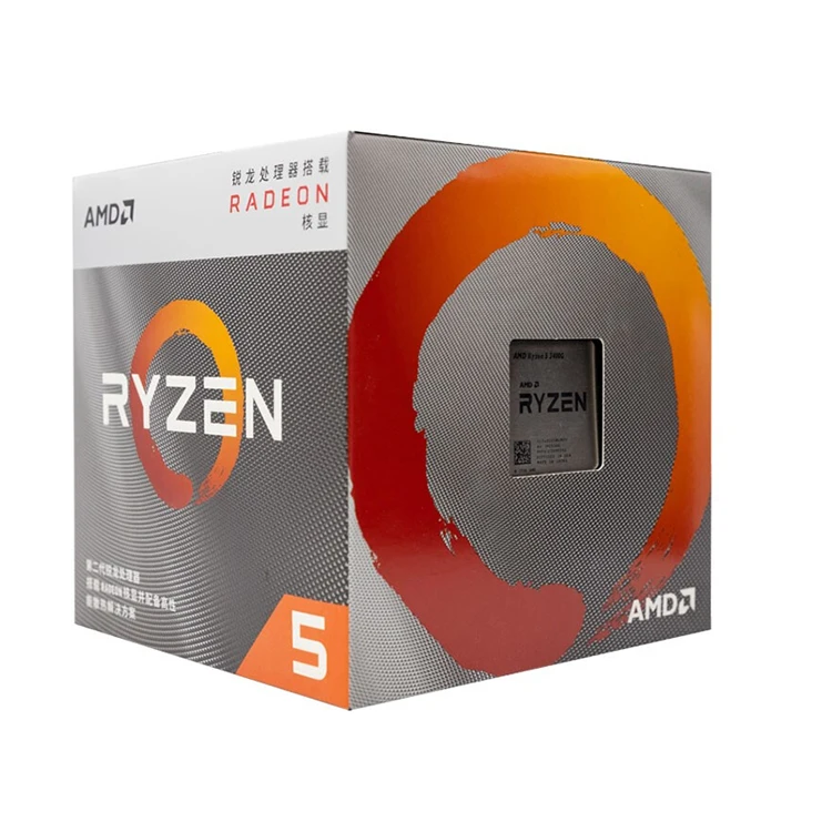 

Процессор AMD R3/R5 3200G/3400G четырехъядерный процессор R5 3400G, 8-поточный разблокированный настольный процессор с Radeon RX Graphics