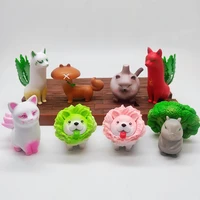 new vegetable wizard model toys punji naked dog blue mouse garlic meow shiitake mushroom cute pvc collective model toys gifts