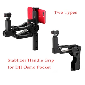 stabilizer handle grip arm handheld shock absorber bracket flexible 4th axis holder for dji osmo pocket 2 gimbal phone accessory free global shipping