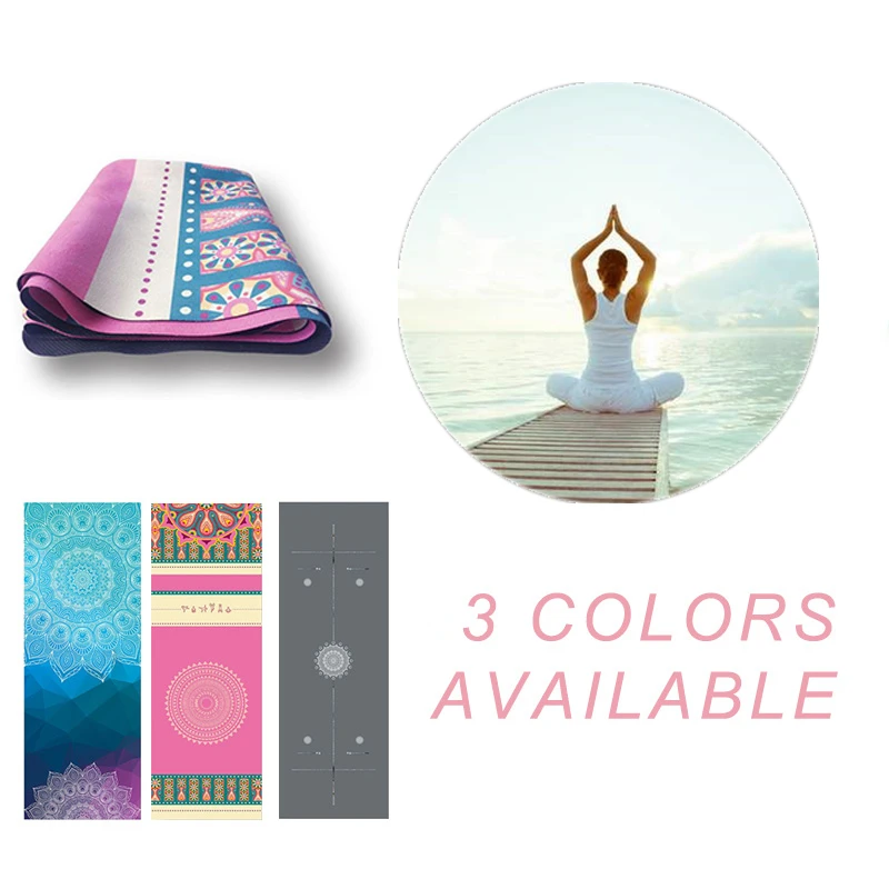 Складная детская противоскользящая машинная стирка Чехол для коврика йоги 1 2 мм