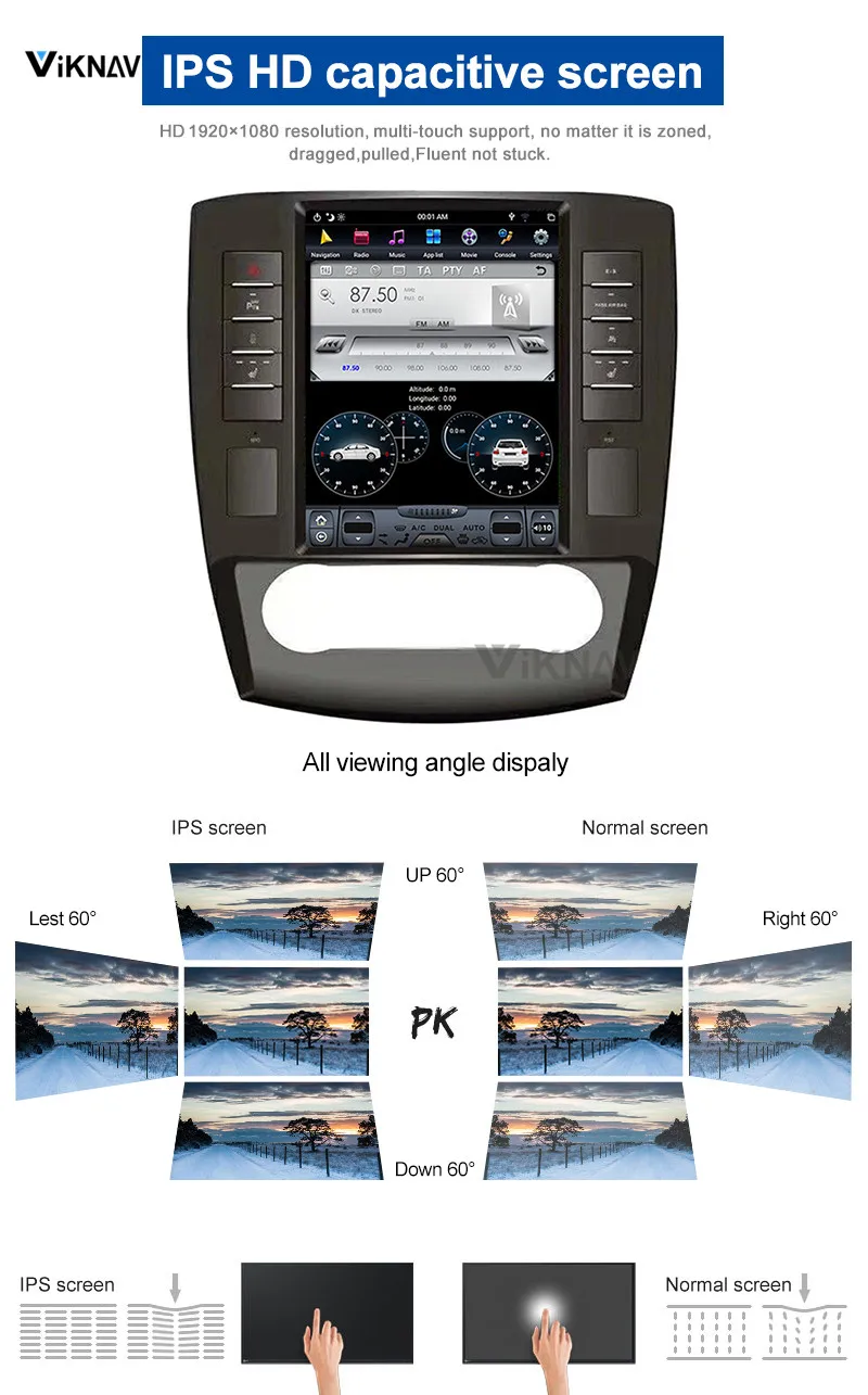 

Android Vertical Screen Tesla Style Car GPS Navigation For Mercedes Benz R230 SL SL500 2001+ Car Radio Multimedia Player Stereo