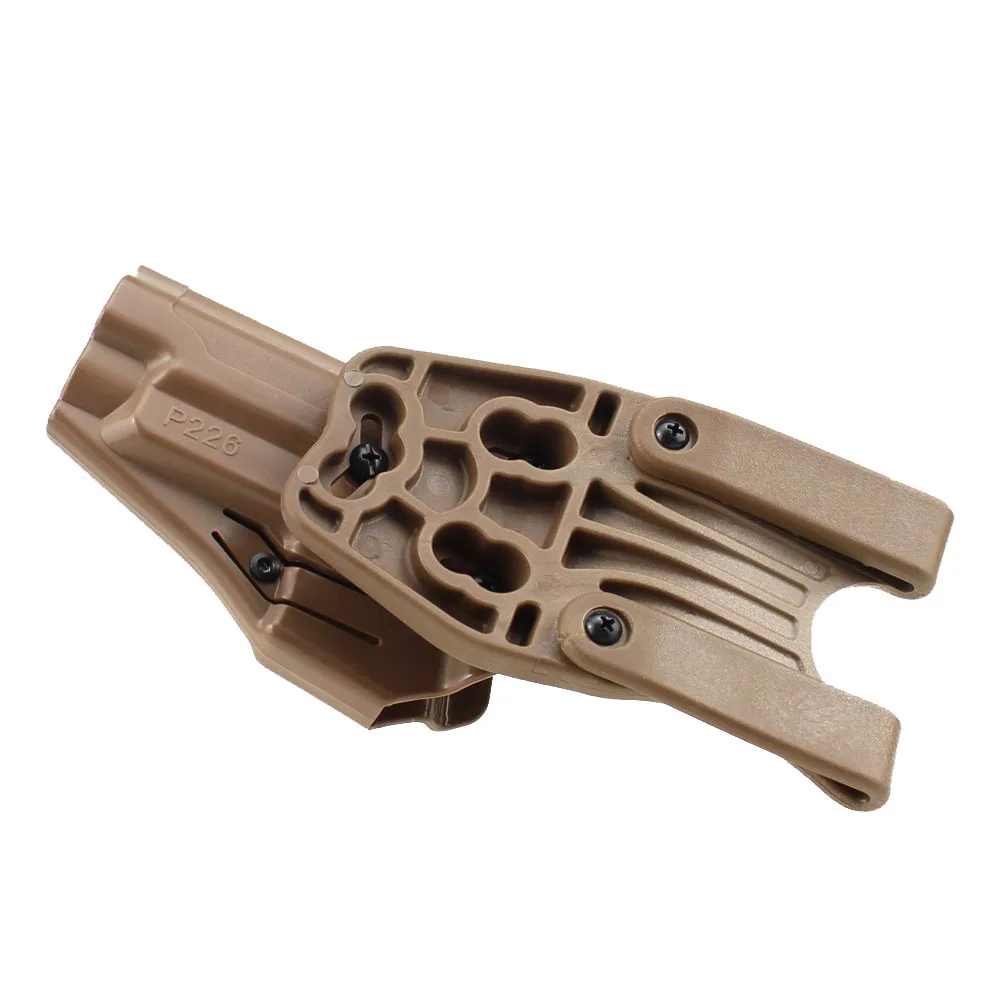 

Tactical Serpa Concealment Waist Belt Pistol Holster for Sig Sauer P226 P229 Right Hand Tan Color