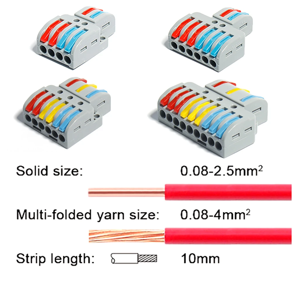 Универсальная клемма быстрого запуска для проводов мини-разветвитель