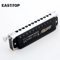 easttop t12 48k key of c 12holes professional harmonica musical instruments cheap chromatic competitive price