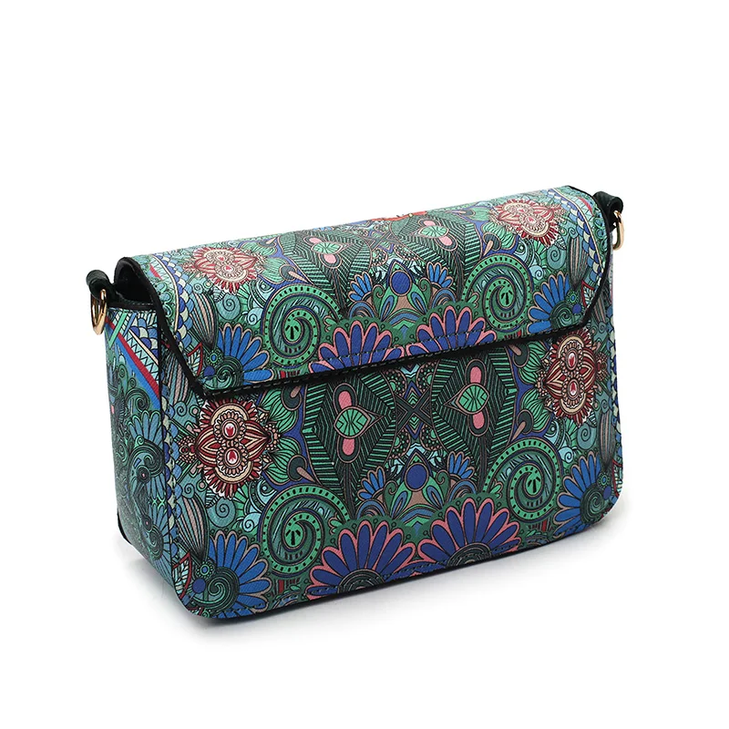 Модная Маленькая женская сумка на плечо с мультяшным принтом миниатюрная