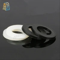 100pcs din125 iso7089 m2 m2 5 m3 m4 m5 m6 m8 black or white plastic nylon washer plated flat spacer washer seals gasket ring