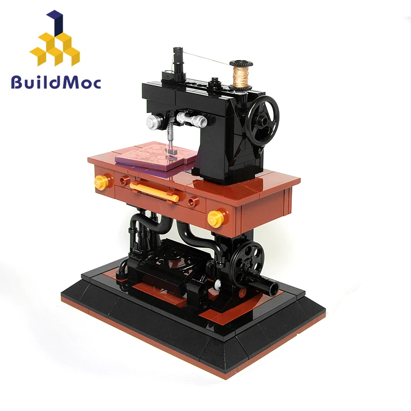 BuildMOC классический творческий MOC-41609 швейная машина совместима с правописания