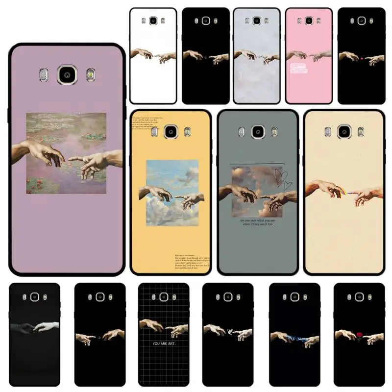 Чехол MaiYaCa для телефона с изображением Давида на пальце Samsung J4 PLUS J7PRO J5 J6 J7 PRIME neo 2016