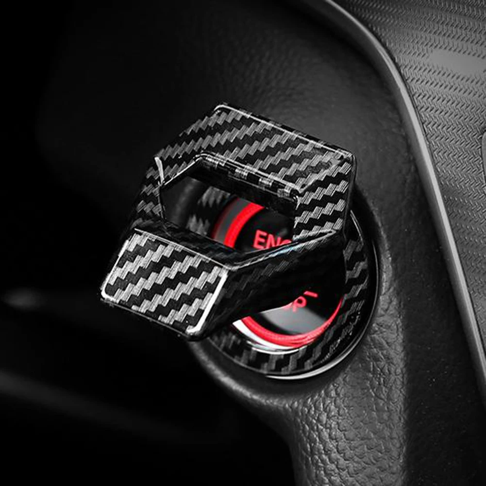 

Car Engine Start Stop Switch Button Cover Decorative Auto Accessories Push Button Sticky Cover Car Interior Car-Styling New