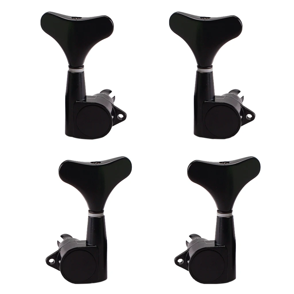 4 шт./компл. 2R2L Акустическая гитара Тюнинг колышки машина головки черный для