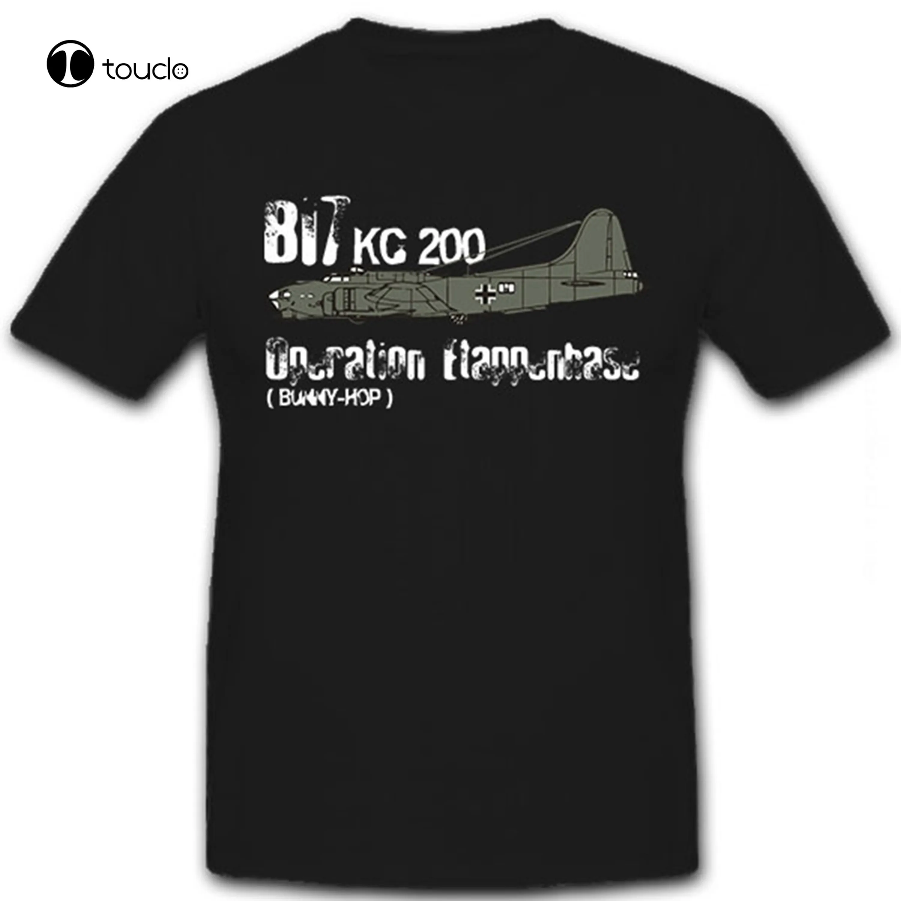 

Operation Etappenhase-Bunny-Hop Kg200 B17 Flying Dora Luftwaffe T-Shirt. Cotton O-Neck Short Sleeve Men'S T Shirt New S-5Xl