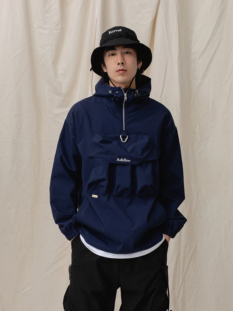 Анорак Ashfire ESDR 2021SS с карманами спереди городская уличная одежда techwear в