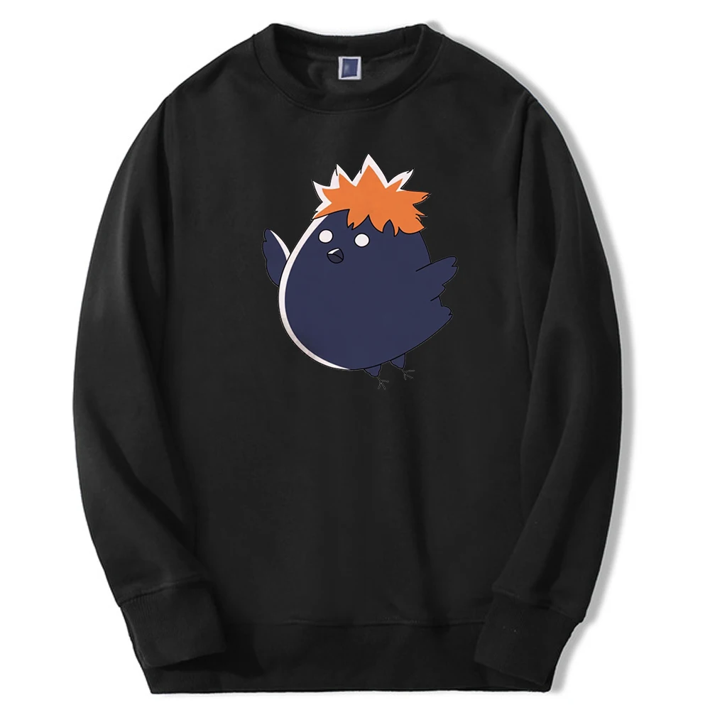 

Смешная Толстовка Haikyuu с японским аниме Shoyo Fly It Осенняя мужская Свободная Толстовка в стиле Харадзюку одежда с круглым вырезом Мужская тепл...